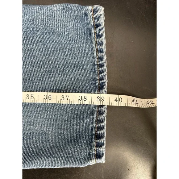 Levis 550 Relaxed Fit Tapered Leg Blue Denim Jeans Mens 34x29 Medium Wash - Picture 5 of 7